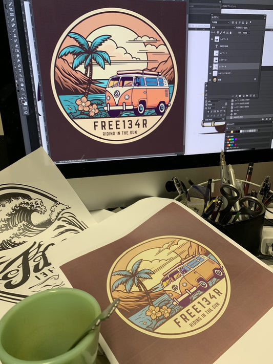夏Tシャツの新作デザインです!