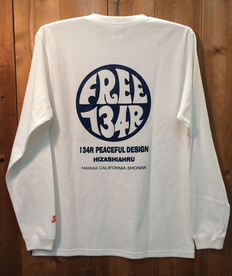 134R Long T-Shirts s Circle Logo WH