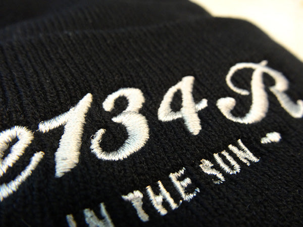 134R knit cap Free134R Logo BK