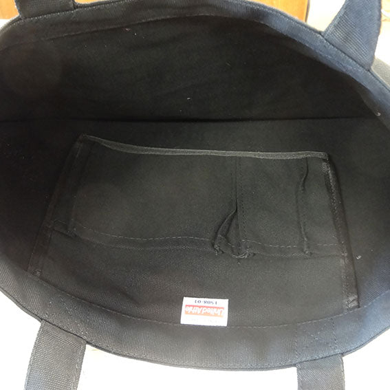 134R circle campus tote bag ブラック #134R-B023001bk