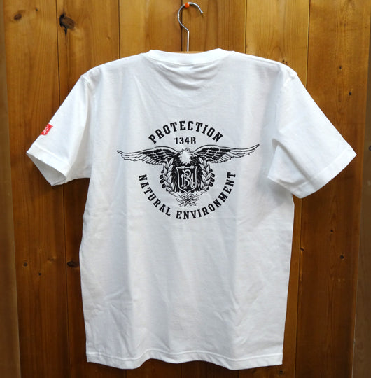 134R T-Shirts Eagle T White