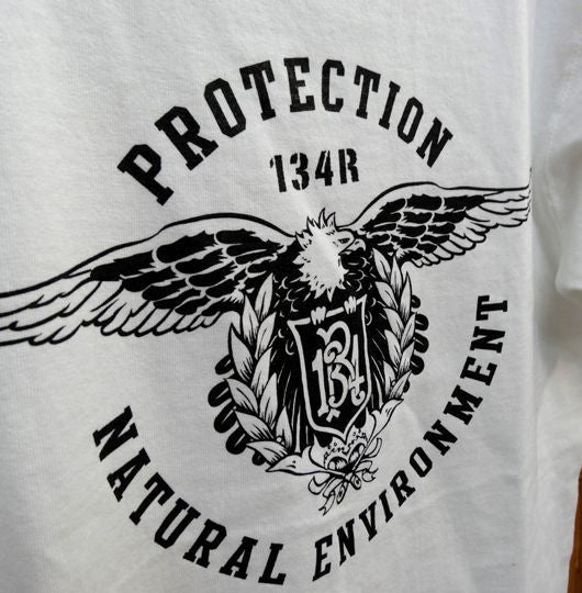 134R T-Shirts Eagle T White