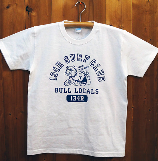 FREE 134R T-Shirts wild bulldog surfer white
