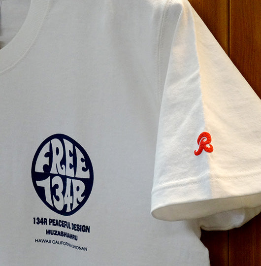 134R T-Shirts Circle Logo WH