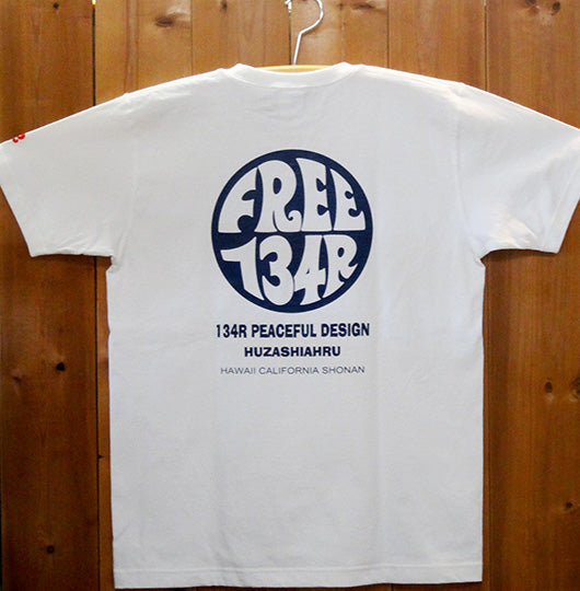134R T-Shirts Circle Logo WH