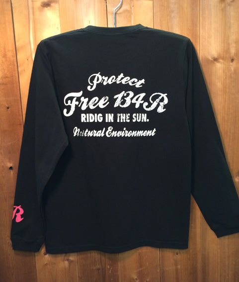 134R Long T-Shirts RIDIG IN THE SUN black