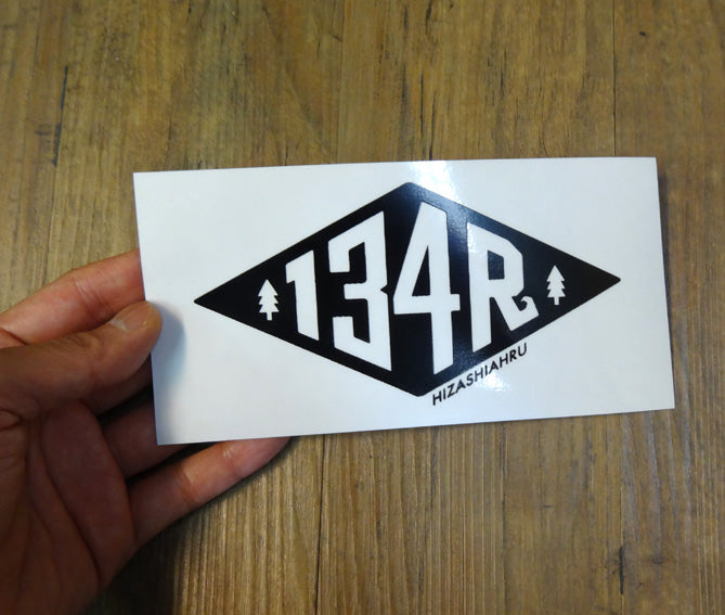 134R Rhombus Logo sticker M #134R-ST023003M