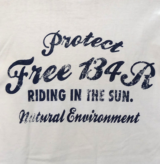 134R Long T-Shirts RIDIG IN THE SUN white