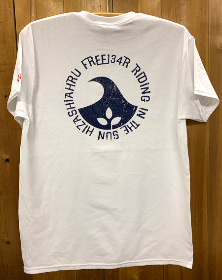 134R T-Shirts Wave Leaf WH