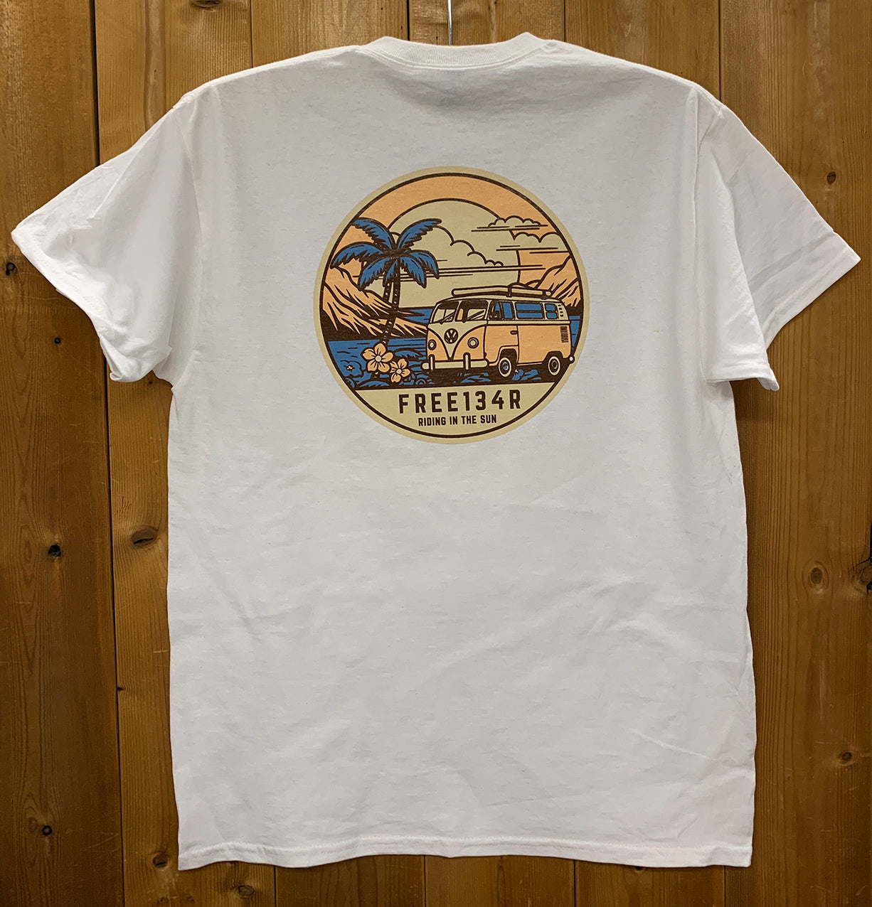 134R T-Shirts  Aloha vw WH #134R-T023003wh