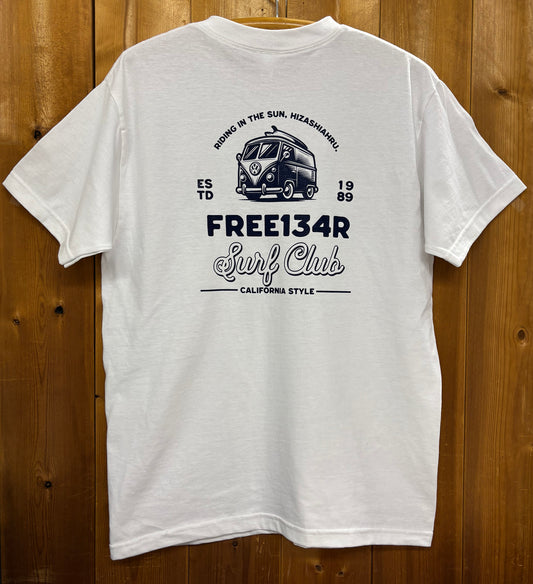 134R T-Shirts  VW surfclub WH #134R-T025002wh
