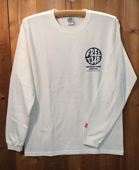 134R Long T-Shirts s Circle Logo WH