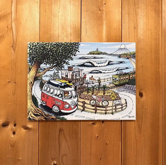 134R　ペインティング　キャンバスパネル　 KAMAKURA Style　F4サイズ