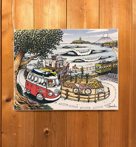 134R　ペインティング　キャンバスパネル　 KAMAKURA Style　F6サイズ