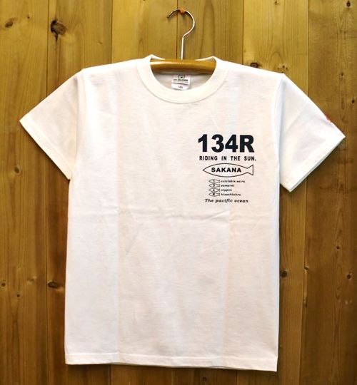 134R T-Shirts SAKANA White