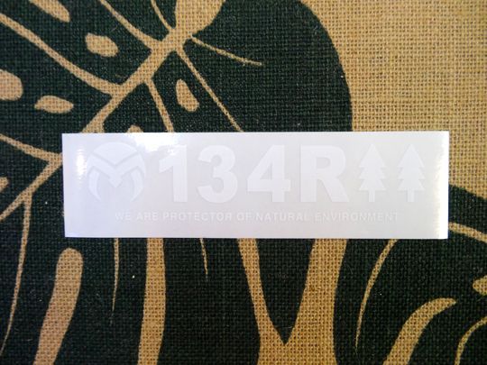 134R vinyl sticker FREE 134R #134R-ST023006
