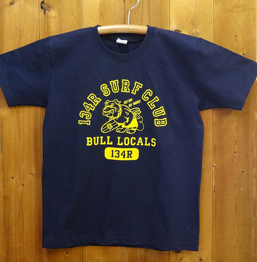 FREE 134R T-Shirts wild bulldog surfer blue