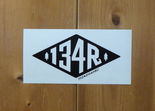 134R Rhombus Logo sticker M #134R-ST023003M