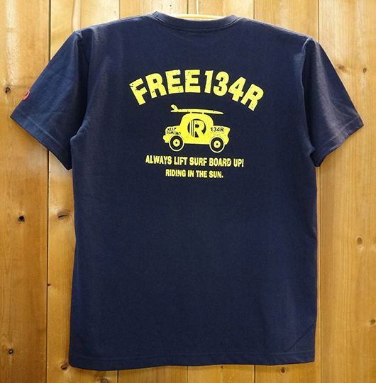 134R T-Shirts navy surfcar