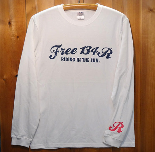 134R Long T-Shirts RIDIG IN THE SUN white